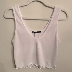 Boohoo Petite Ribbed Tank